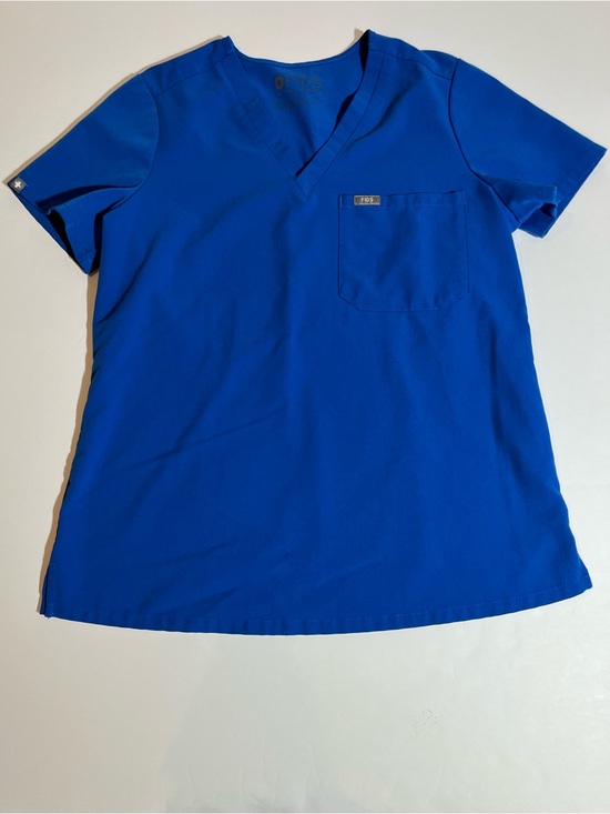Figs Tops - FIGS Catarina Technical Collection Scrub Top V Neck Blue Size S FW1000